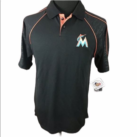 True Fan Shirts Mlb Miami Marlins Polo Shirt Size Medium Poshmark